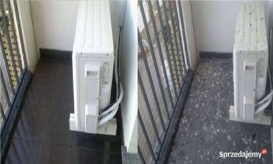Gołębie balkon oczyszczenie zabrudzeń ptakach Wrocław