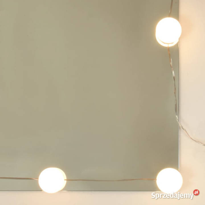 Toaletka z oświetleniem LED biała 115x37x1105 Toaletki Warszawa