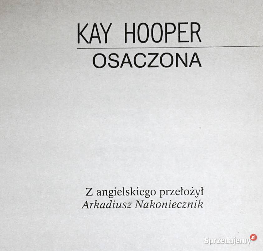 Osaczona Kay Hooper Chełm