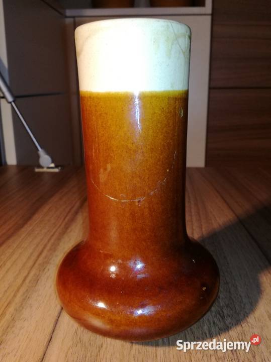 Netypowy piękny WAZONIK ceramika PRL lata 7080 Pozostałe Warszawa