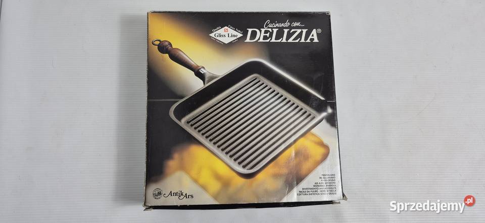Nowa Włoska Patelnia Grillowa DELIZIA 27x27 Biłgoraj