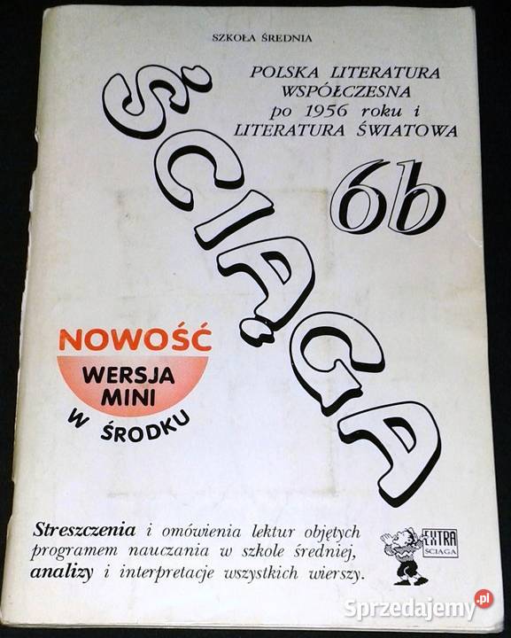 Ściąga 6b Polska literatura współczesna 1956 lubelskie Chełm