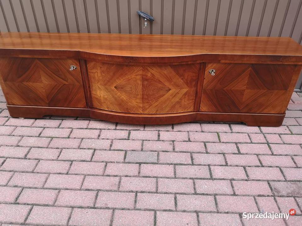 Komoda ARTDECO 201 Orzech RTV Niska Stara Antyk Swarzędz