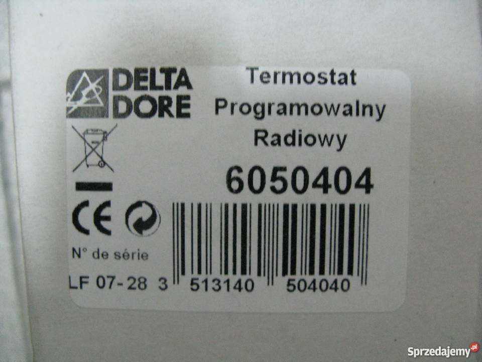 Termostat Programowalny Radiowy Delta Dore Siedlce