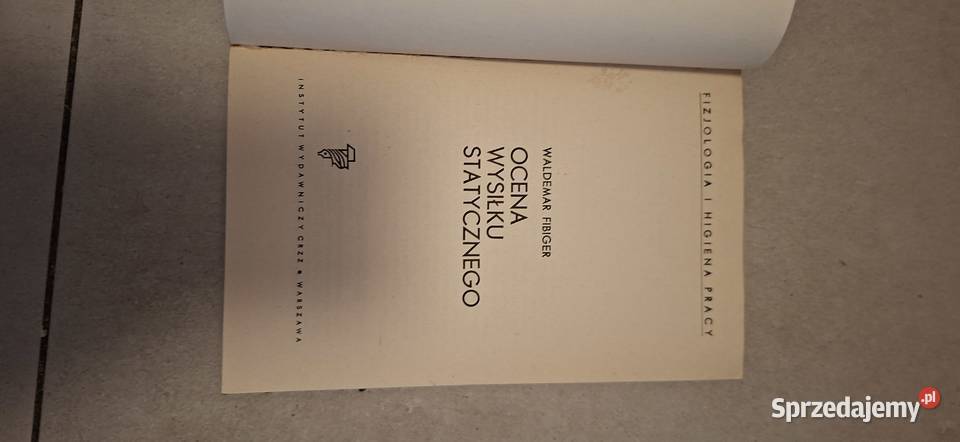 1 wydanie Rieger Ocena wysiłku statycznego Łęczyca