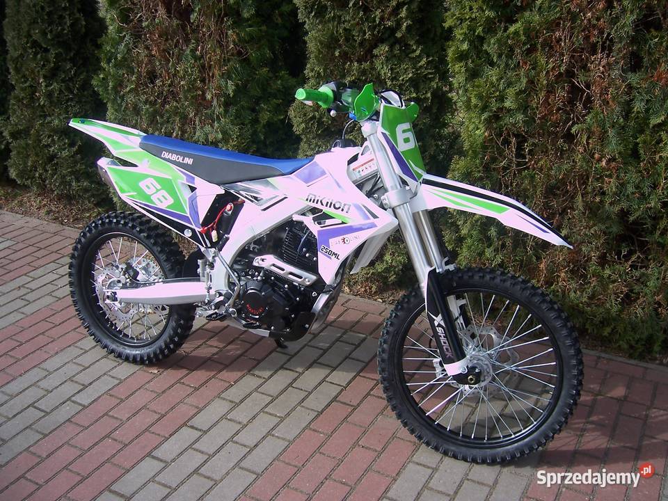 Full Cross Diabolini MZK 250 CC rama Suzuki koła Goleniów sprzedam