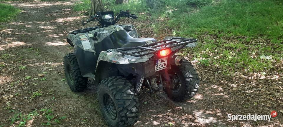 Suzuki Kingquad 750 dużym serwisie mocno Motocykle, skutery, quady Stargard