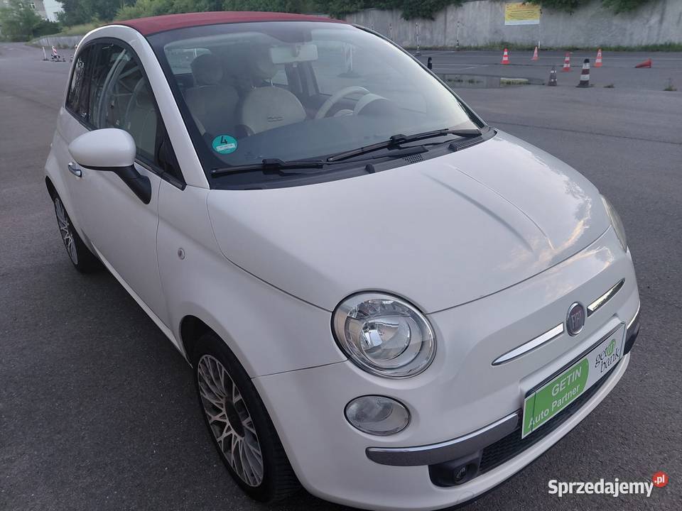 FIAT 500C LOUNGE 2011r 101 Przeb100 Cabrio komputer pokładowy sprzedam