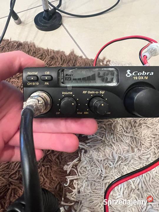 CB Radio Cobra 19DX IV EU antena Cobra CB radia Prószków sprzedam