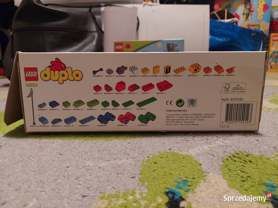 LEGO DUPLO 10552 Kreatywne auta pudełko Warszawa sprzedam