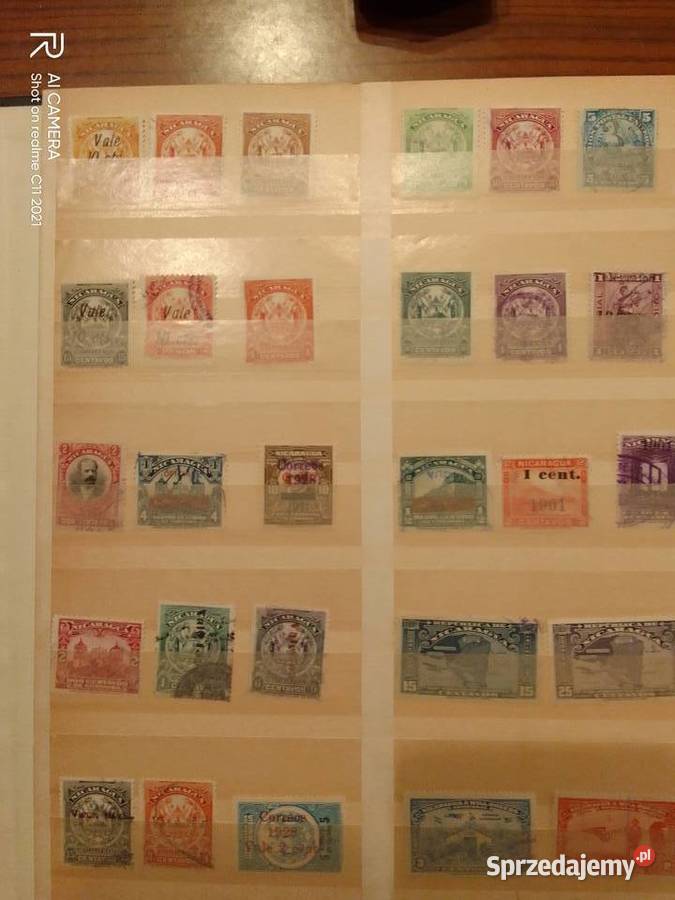 Klaser ze starymi znaczkami Zabierzów sprzedam
