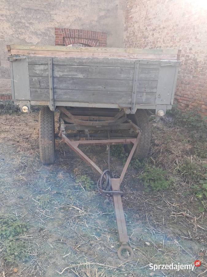 Przyczepa piławka nieuszkodzony dolnośląskie Tyniec nad Ślęzą