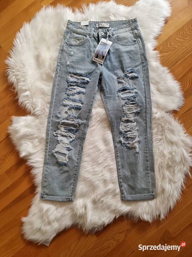 Jeansy z przetarciami Chełm