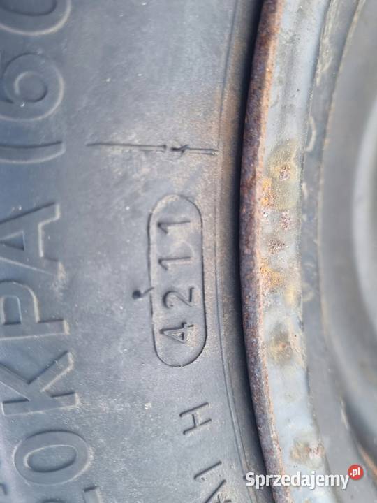 KOŁO ZAPASOWE 12590 R16 DOJAZDOWE Ford C Focus osobowe Mocowania Rudka