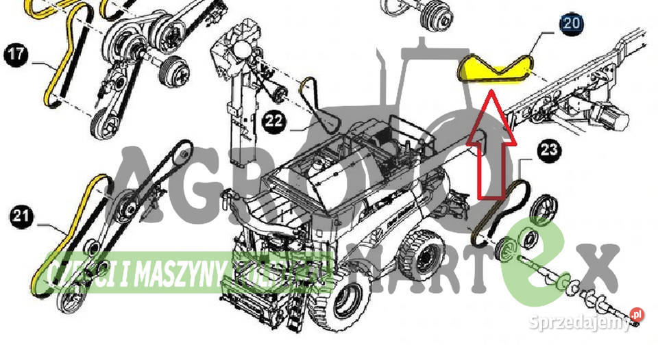 87683178 87636309 87572660 PAS NAPĘD WENT L1800 nieuszkodzony dolnośląskie Wichrów