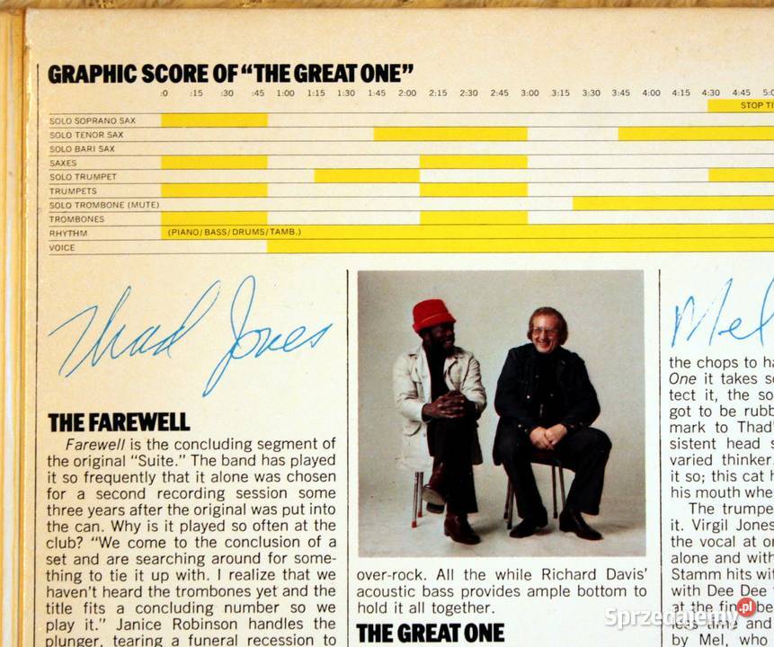 Thad Jones Mel Lewis Suite For Pops Szczecin