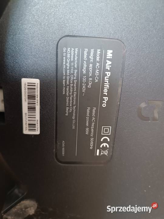 Oczyszczacz powietrza Xiaomi Mi Air Purifier Pro Dąbrowa Górnicza