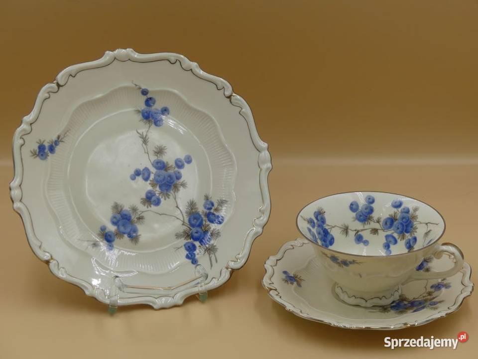 Komplet śniadaniowy Sorau niebieskie Mimose Poznań