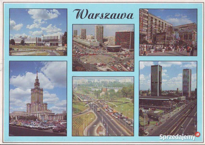 Kart Poczt Warszawa widoki 3 Gliwice sprzedam