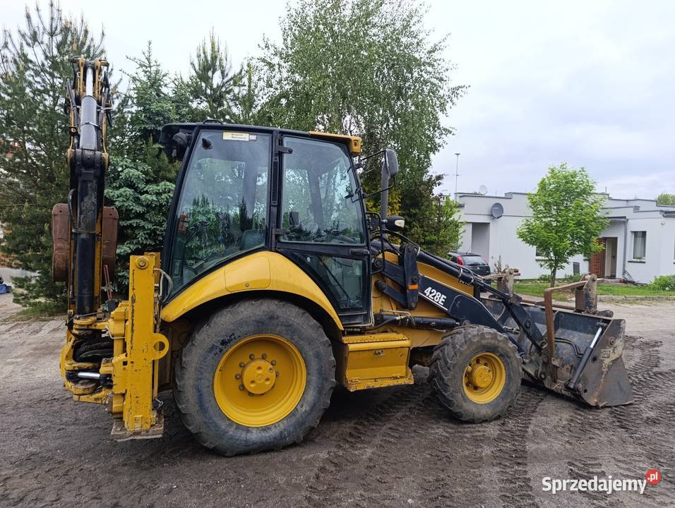 Koparko Ładowarka Cat 428 E 2007 Zamiana JCB nie wielkopolskie Gniezno