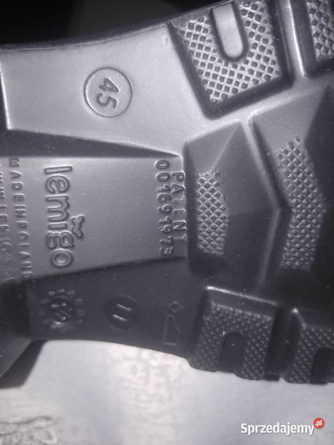 KALOSZE ROBOCZE BEZPIECZNE ANTY RZEBICIOWA 45 sprzedam