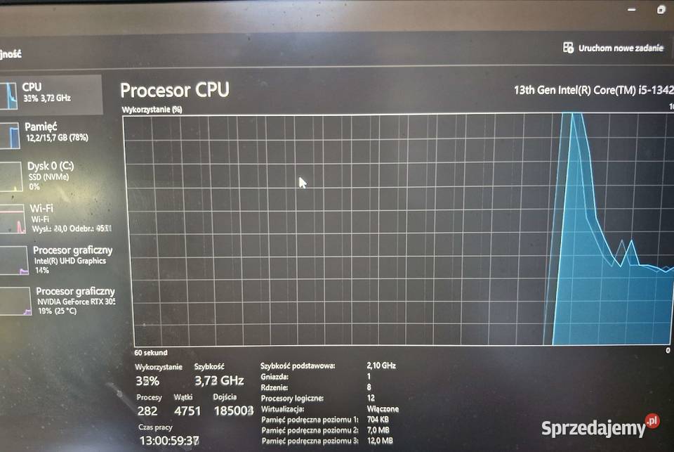 Laptop Lenovo LOQ 15IRH8 mazowieckie Warszawa