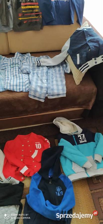 ubrania chłopięce rozmiar 110 116 paka ubrań 69 chłopiec Poznań
