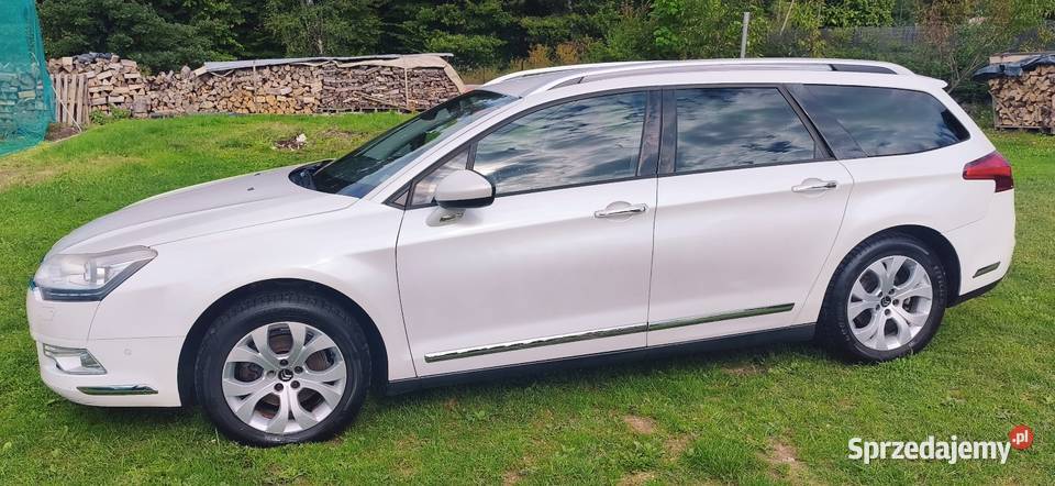 Citroen C 5 16 HDi 2014r biały Limanowa
