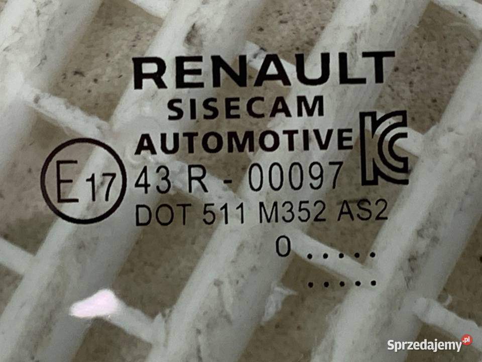 SZYBA LEWY PRZÓD RENAULT CLIO V Hatchback podkarpackie sprzedam