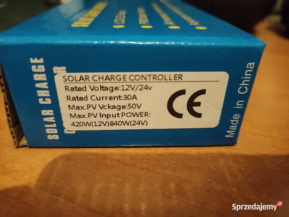Kontroler sterownik solarny PWM i akumulator