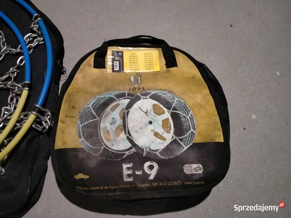 Łańcuchy śniegowe Rajsko sprzedam