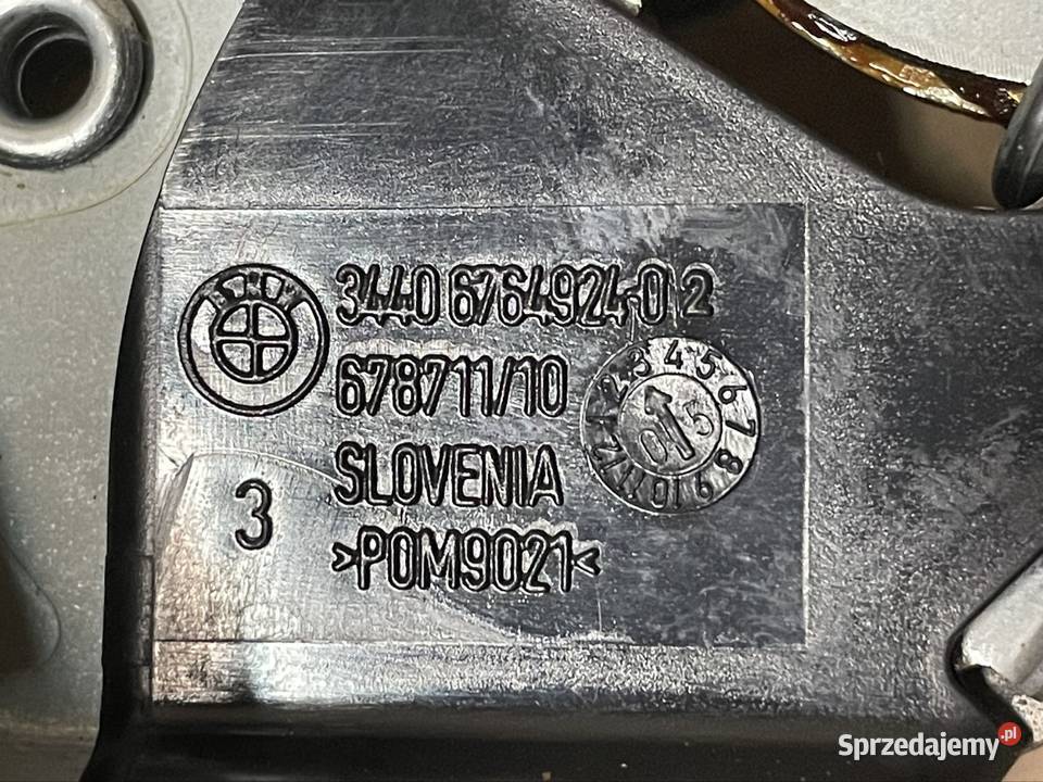 6764924 dźwignia hamulca ręcznego bmw 3 e90 e91 osobowe zachodniopomorskie Szczecin