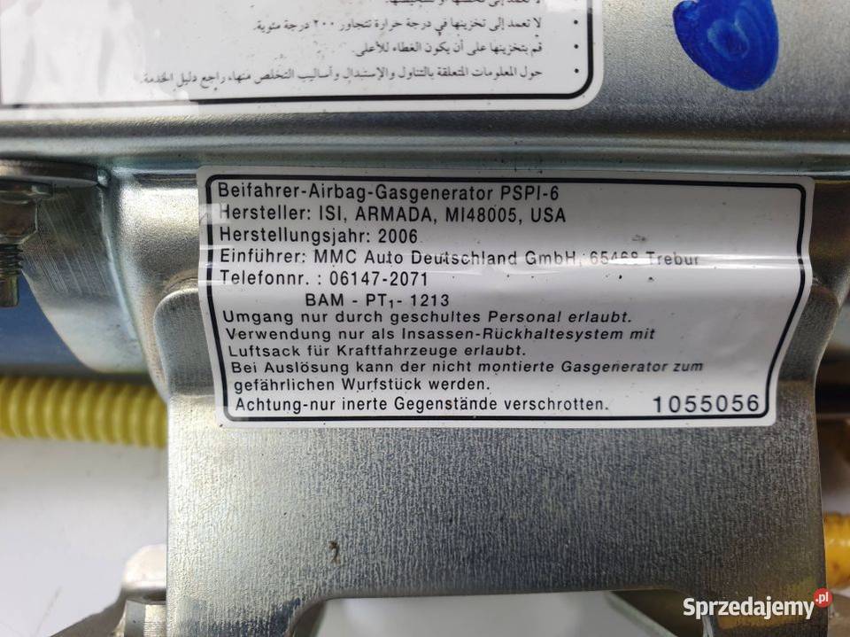 PODUSZKA AIRBAG MITSHUBISHI PAJERO IV V90 Lipno