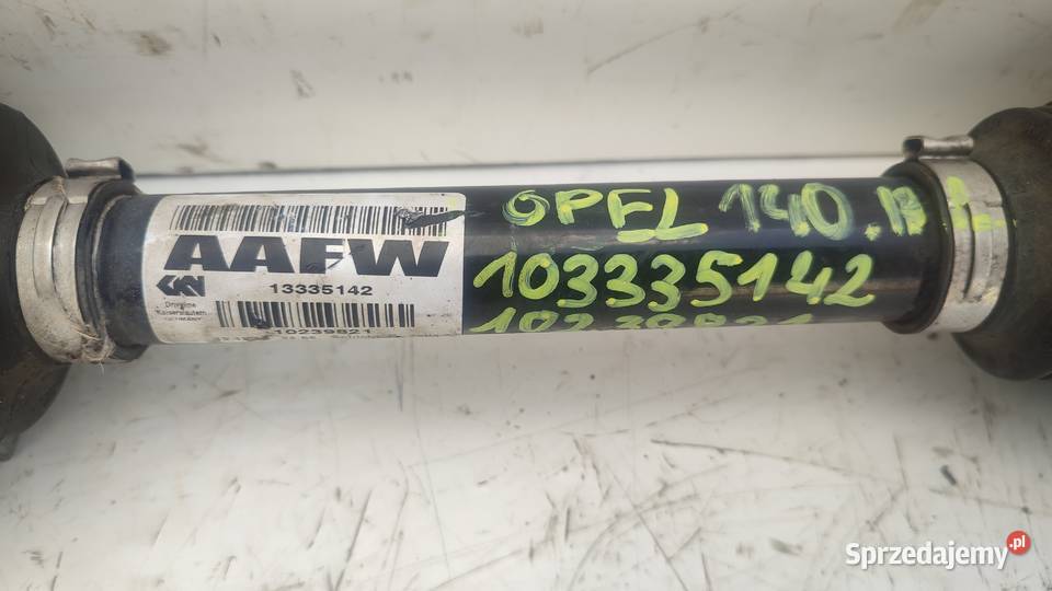 140OPEL ASTRA IV J 20 CDTI 17CDTI PÓŁOŚKA osobowe Włoszczowa