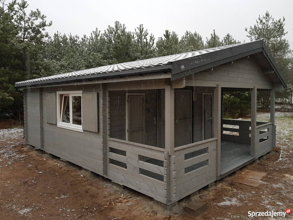 DREWNIANY DOMEK LETNISKOWY WEEKEND III 32 11 M2 Architektura ogrodowa