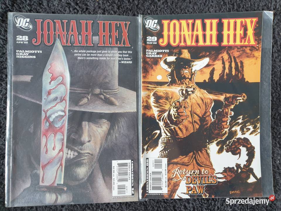 Jonah Hex zestaw 20 komiksów USA DC Gdynia sprzedam