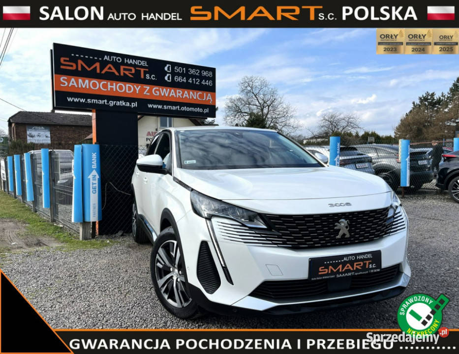 Peugeot 3008 AutomatManetki Kamery360 Salon światła LED Rydułtowy