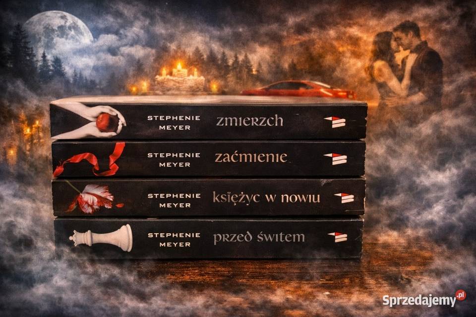 Saga Zmierzch komplet 4 książek Pozostałe Kamienna Góra