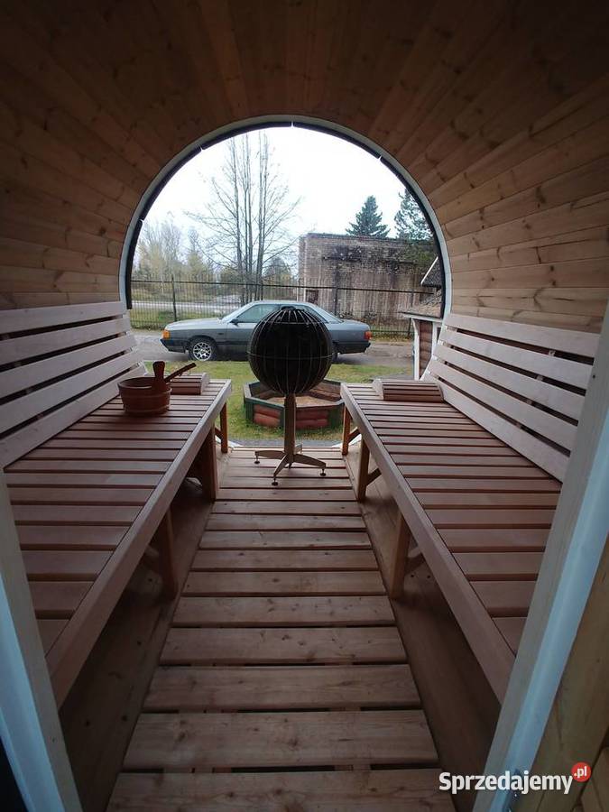 Sauna beczka sauna ogrodowa ruska bania 3 metry