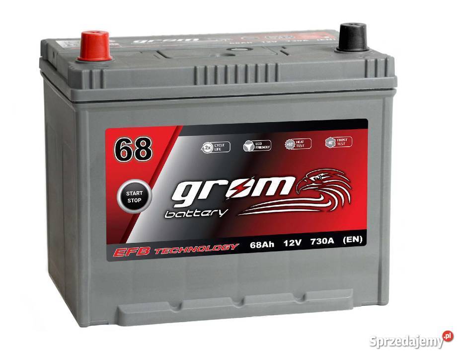 Akumulator GROM EFB STARTSTOP 68Ah 730A Japan Bydgoszcz