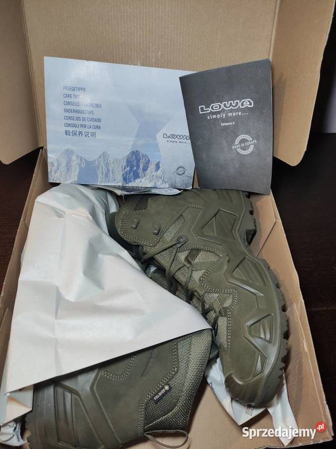 Buty Lowa Zephyr MK2 GTX MID r415 Zielone Gdańsk sprzedam