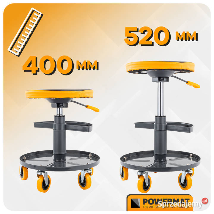 siedzisko warsztatowe teleskopowe 400520mm śląskie Katowice sprzedam