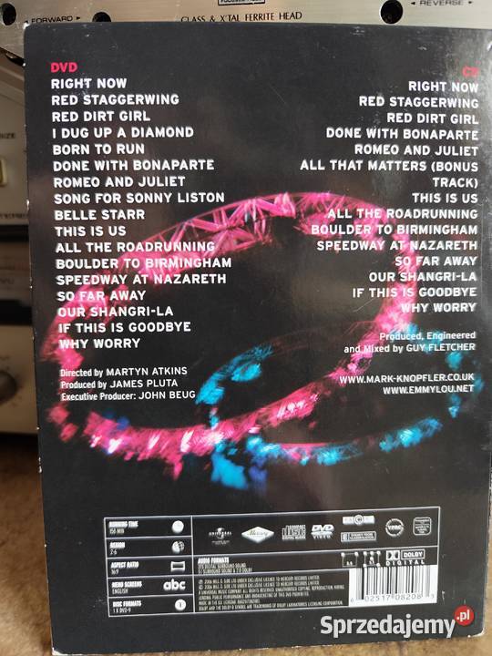 DVD CD Mark Knopfler Emmylou Harris Stargard