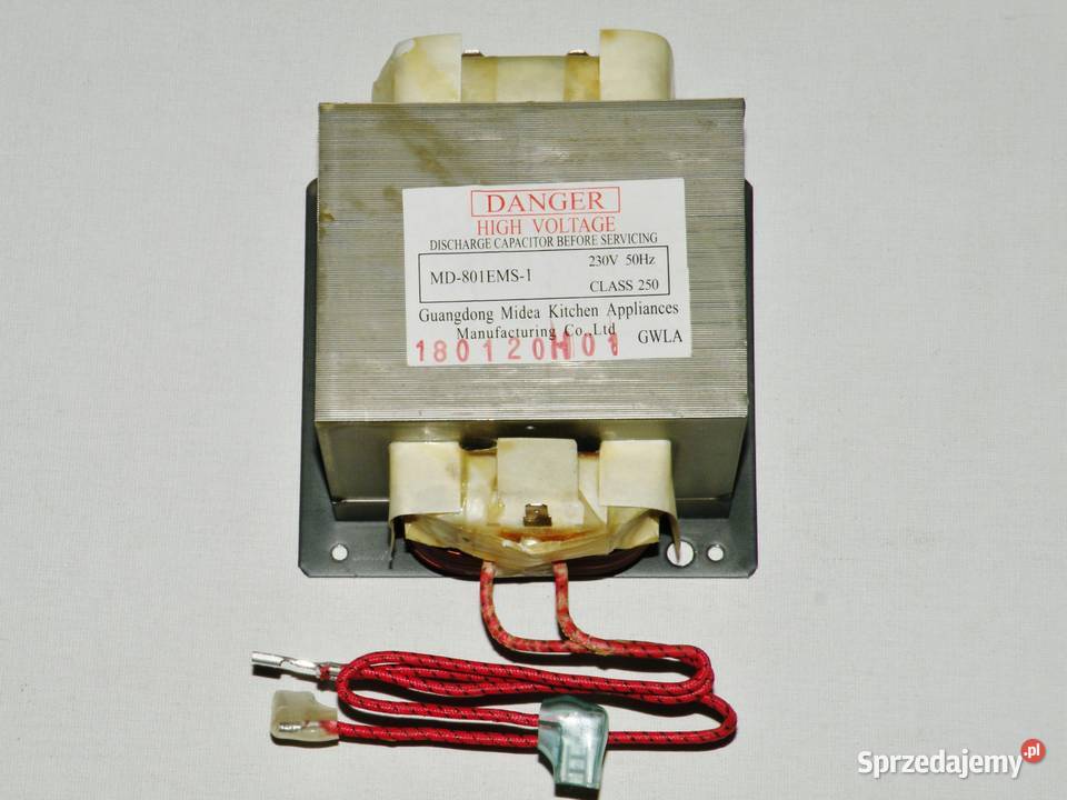 Transformator HV 800 W MD801EMS1 z mikrofalówki