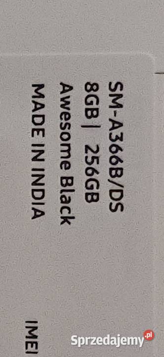 Samsung Galaxy A36 5G 8GB 256 GB Czarny mazowieckie Warszawa