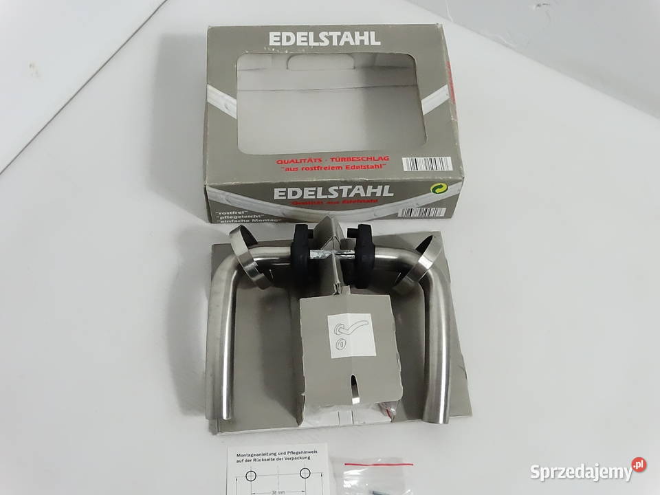 Zestaw klamek ze stali nierdzewnej EDELSTAHL Biłgoraj sprzedam