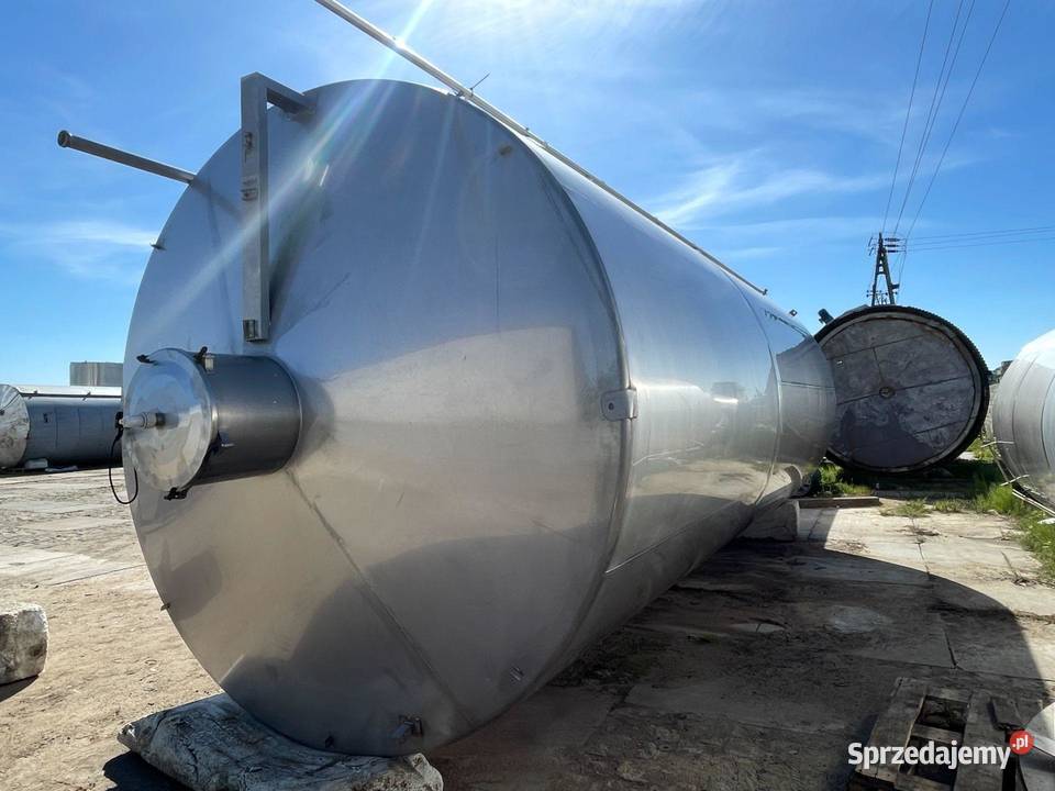 Zbiornik ze stali nierdzewnej z wężownicą 507 m3 Wtelno