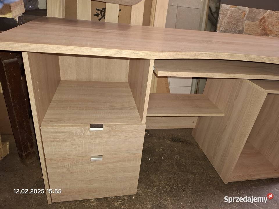 Duże Biurko z Miejscem na Komputer Zgorzelec