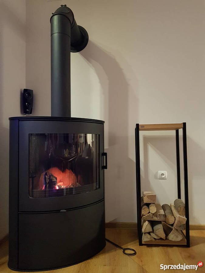 Stojak na drewno kominkowe industrialny loft Grzybno