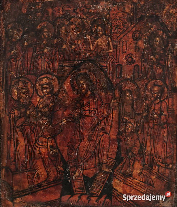 Ikona Zstąpienie do Otchłani Jezusa Chrystusa Malarstwo mazowieckie Warszawa
